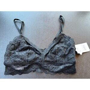 Womens Bra Auden Nursing Medium Black Lace 34C 34D 36B 36C Unlined Pullover New